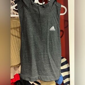Adidas Charcoal Sleeveless Top
